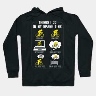 Things I Do In My Spare Time Cycling Hoodie